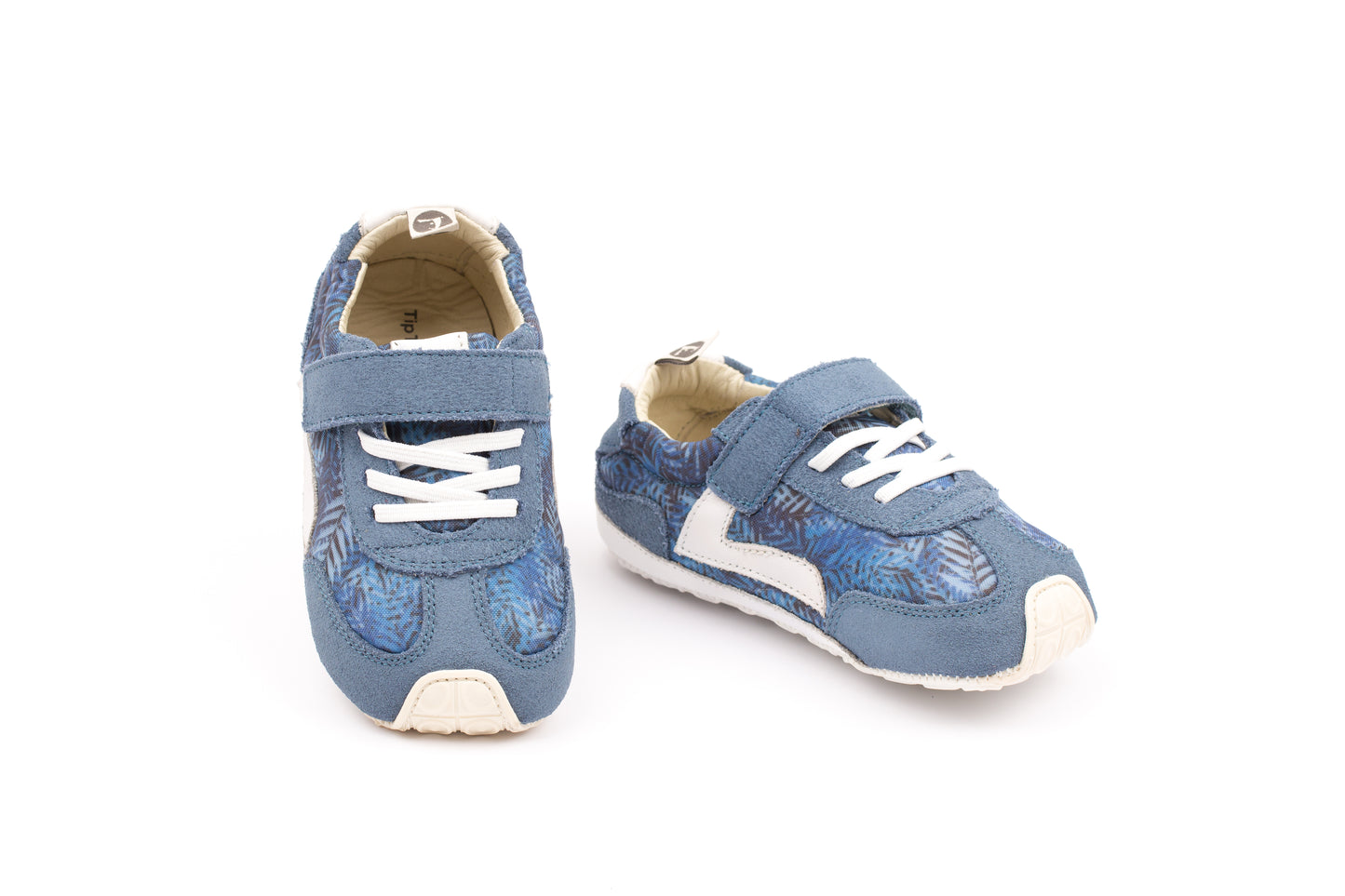 STARTY BLUE PALM NYLON/DRY DENIM SUEDE