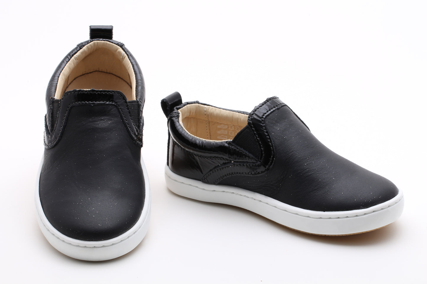 LITTLE STRAW BLACK GALAXY/ PATENT BLACK