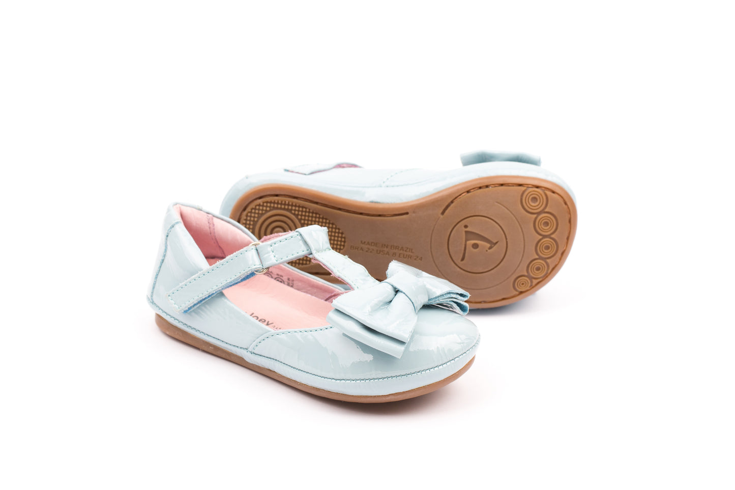 LITTLE NOBLE PATENT BABY BLUE