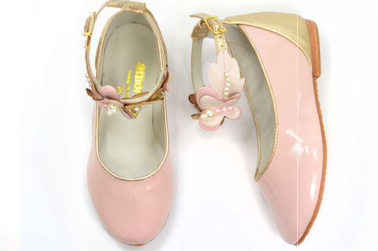 PATENT PINK BUTTERFLY